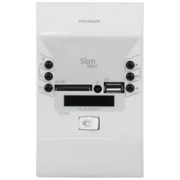 Amplificador Som Ambiente 60W 4 Ohms c/ USB / Bluetooth - SLIM WALL Frahm