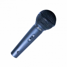 Microfone c/ Fio de Mão Dinâmico Preto Fosco SM 58 P4 BKF - Le Son