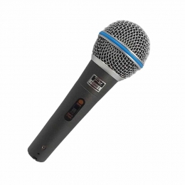Microfone com fio de Mão Dinamico - PZ 58 BS PZ