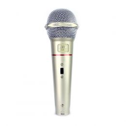 Microfone de Mão com fio 3 metros CSR 505 ONE Som Plus