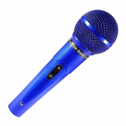 Microfone Dinamico Azul c/ Fio de Mão - MC200 LeSon