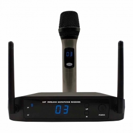 Microfone sem Fio de Mão UHF - LS 906 Multifrequencia