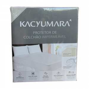 Protetor Colchão King Size Impermeável Kacyumara 193x203