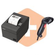 Kit Impressora TM-T20 Epson + Leitor Flash Elgin