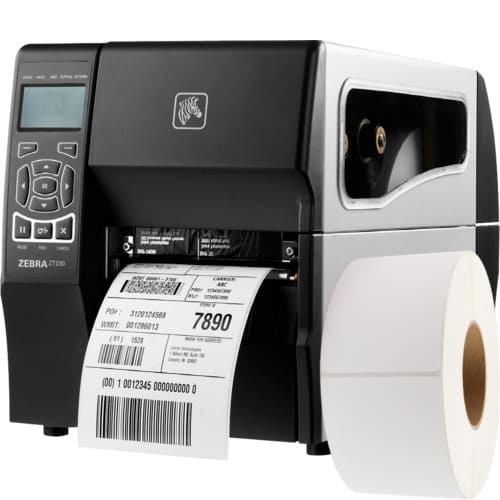 Impressora Térmica de Etiquetas Zebra ZT230 com Etiquetas  - ZIP Automação