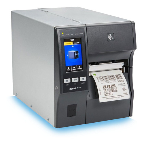 Impressora Térmica de Etiquetas Zebra ZT411 RFID Tela Touch - ZIP Automação