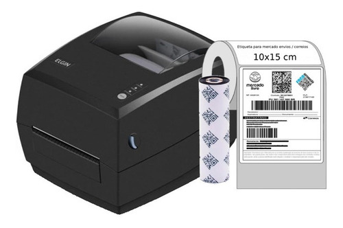 Impressora de Etiquetas Elgin L42 Pro com Etiquetas Bopp e Ribbon Misto  - ZIP Automação