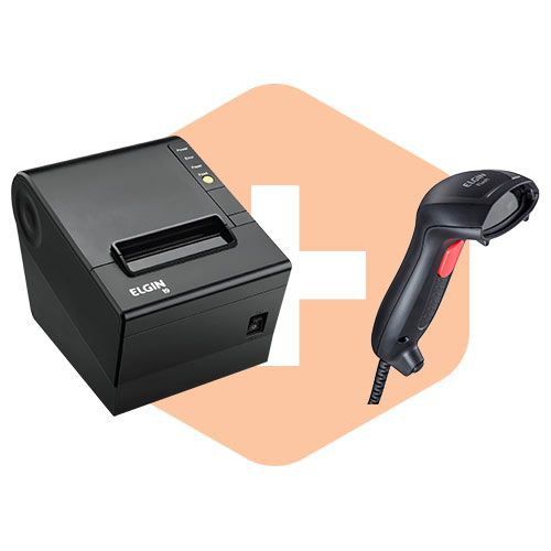 Kit Impressora i9 + Leitor Flash - Elgin  - ZIP Automação