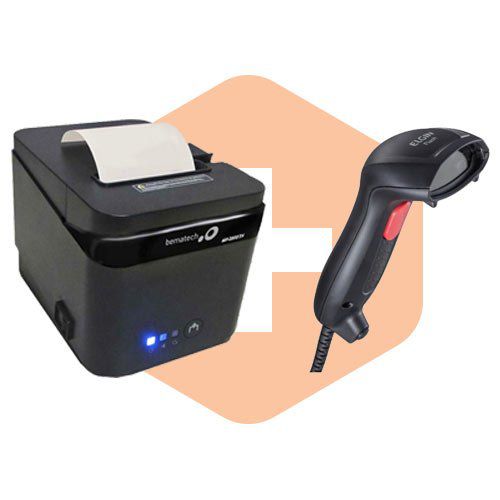 Kit Impressora MP-2800 TH Bematech + Leitor Flash Elgin  - ZIP Automação