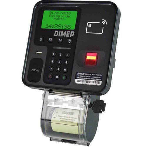 Relógio de Ponto Biométrico Dimep Smart Point  - ZIP Automação