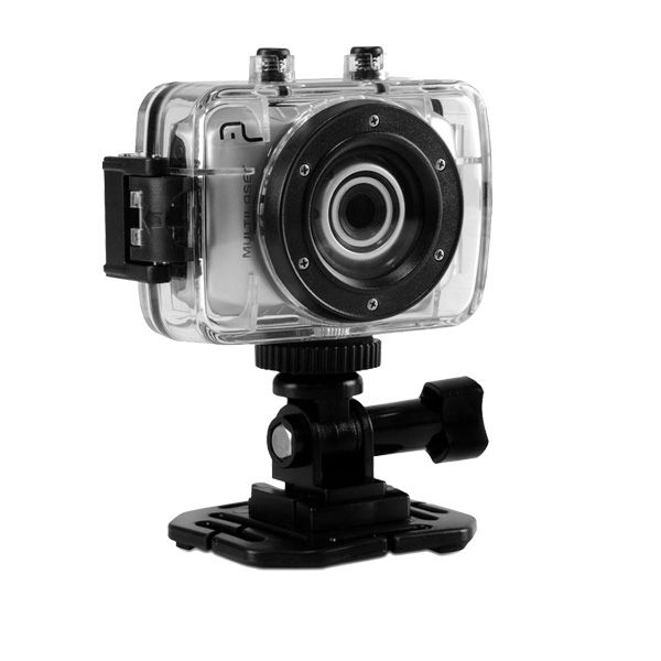 Câmera e Filmadora Digital HD Multilaser SportCam 14 MP Suporte Para Capacete e Bicicleta a Prova D?agua  - AutoParts Online