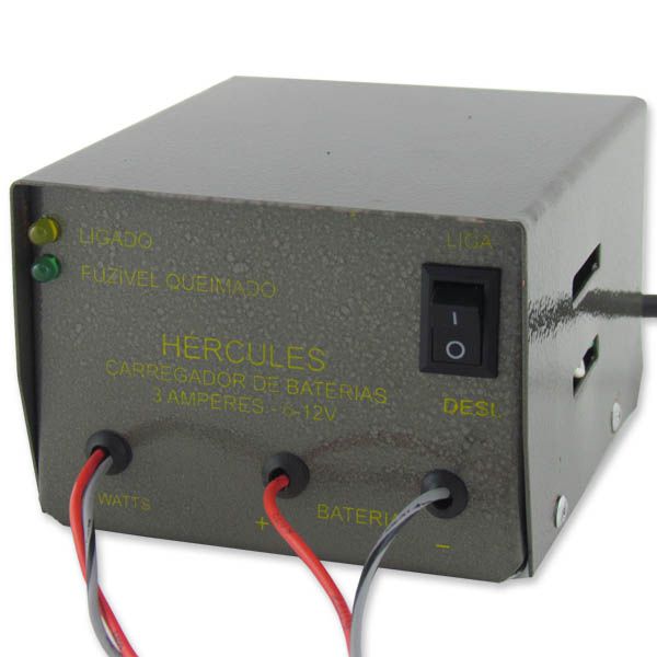 Carregador Automotivo de Bateria 3 Amp Bivolt e conversor 12volts - AutoParts Online