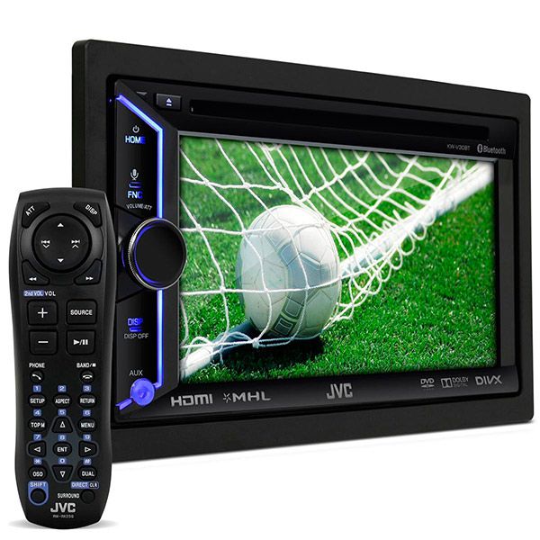 DVD Player Multimídia JVC KW-V30BT 6,1 Touchscreen CD DVD USB BLUETOOTH - AutoParts Online