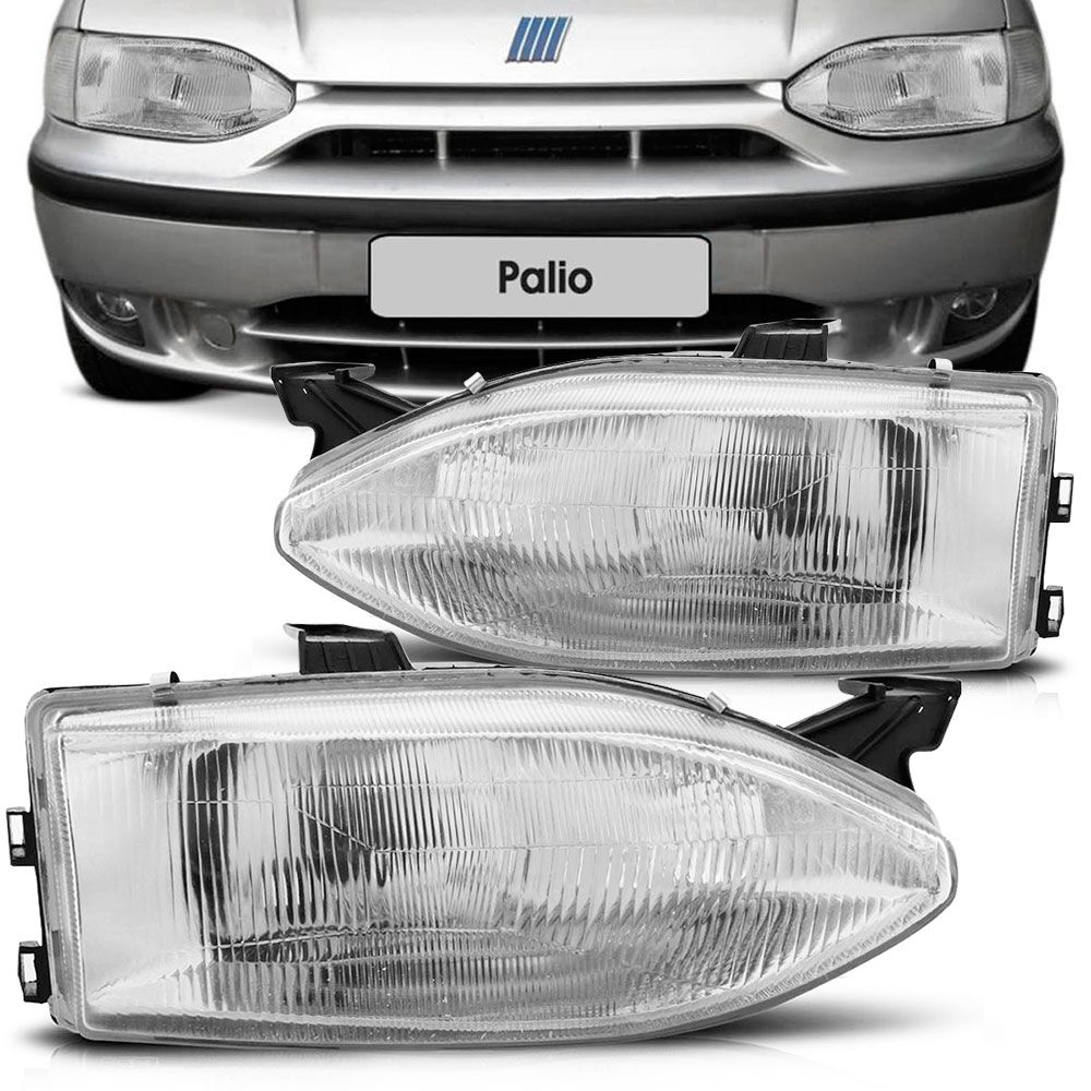 Farol Principal Arteb Fiat Palio Weekend Siena Strada 1999 a 2000 Lado Esquerdo  - AutoParts Online