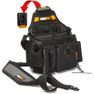 Bolsa Eletricista Master 3 bolsos com cliptech + alça D TB-CT-104 Toughbuilt