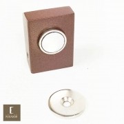 Amortecedor / Prendedor / Batedor / Fixador para porta magnético Aço Inox Corten com imã