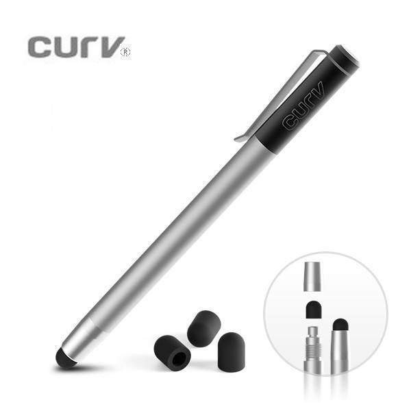 FL-Caneta Stylus Touch Ipad Tablet Profissional Fixador Magnético cor Grafite - Curv