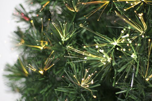 Árvore de Natal Fibra Ótica Led 90cm + Brinde 2,1kg Yangzi