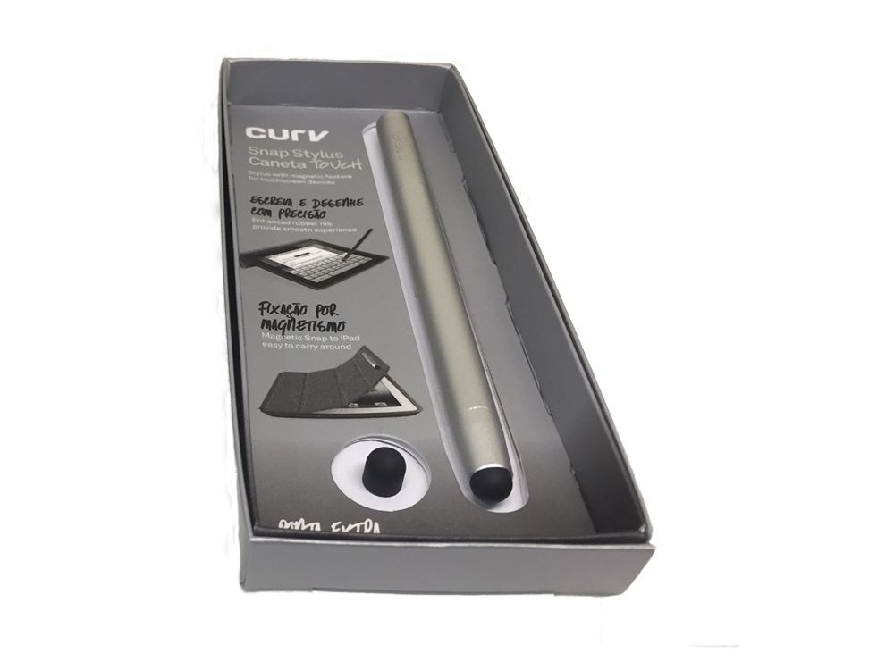 Caneta Touch Profissional Magnética Space Silver -  Curv