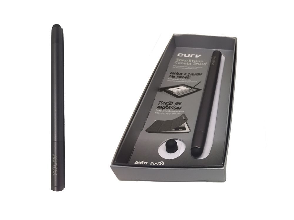 Caneta Touch Profissional Magnética Space Gray - Curv