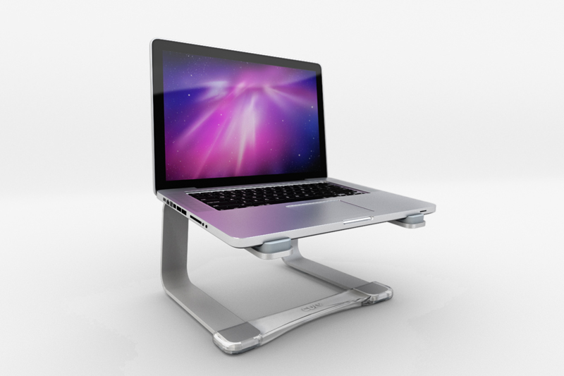 Suporte Elevado Curv Djs Notebook MacBook 9 a 17”
