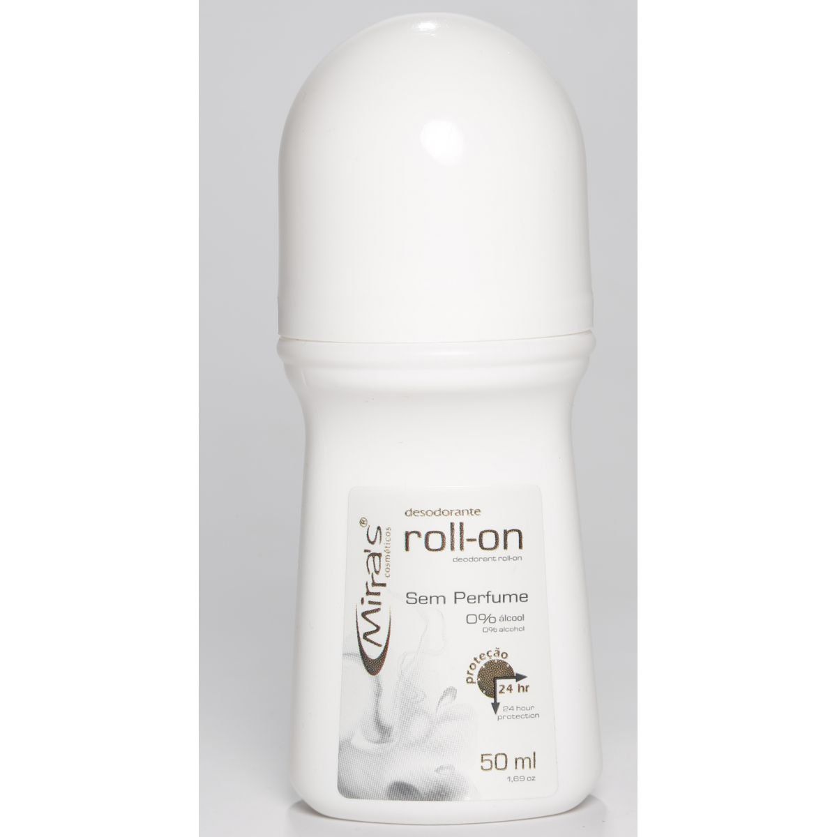 Desodorante Roll-on Sem Perfume Antitranspirante 50ml - Mirra´s