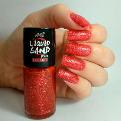 Esmalte Light Red Coleção Liquid Sand Free 9ml - Bella Brazil