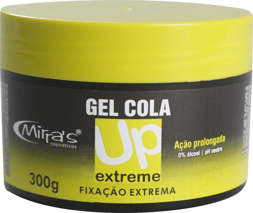 Gel Cola UP Extreme Fixação Extrema 0% De Álcool 300gr - Mirra´s