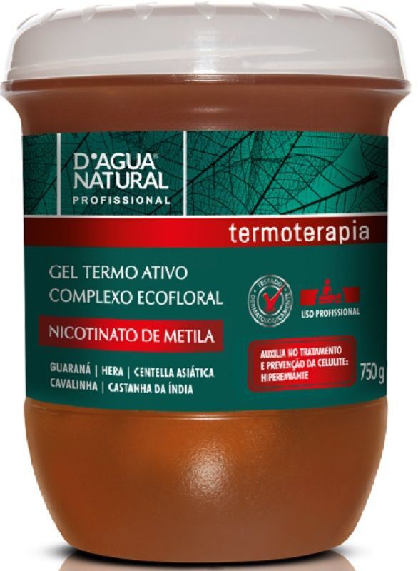 Gel Termo Ativo Eco Floral Nicotinato De Metila para Celulite 750g - Dagua Natural