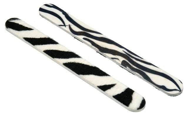Lixa para Unha com Feltro  Zebra Gramatura 180 - 18cm