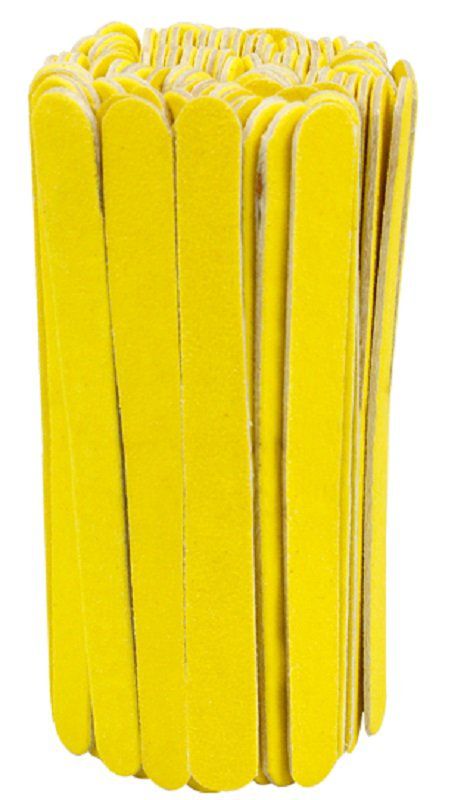 Mini Lixa Para Unhas Amarelo Canário 100 unidades - Santa Clara