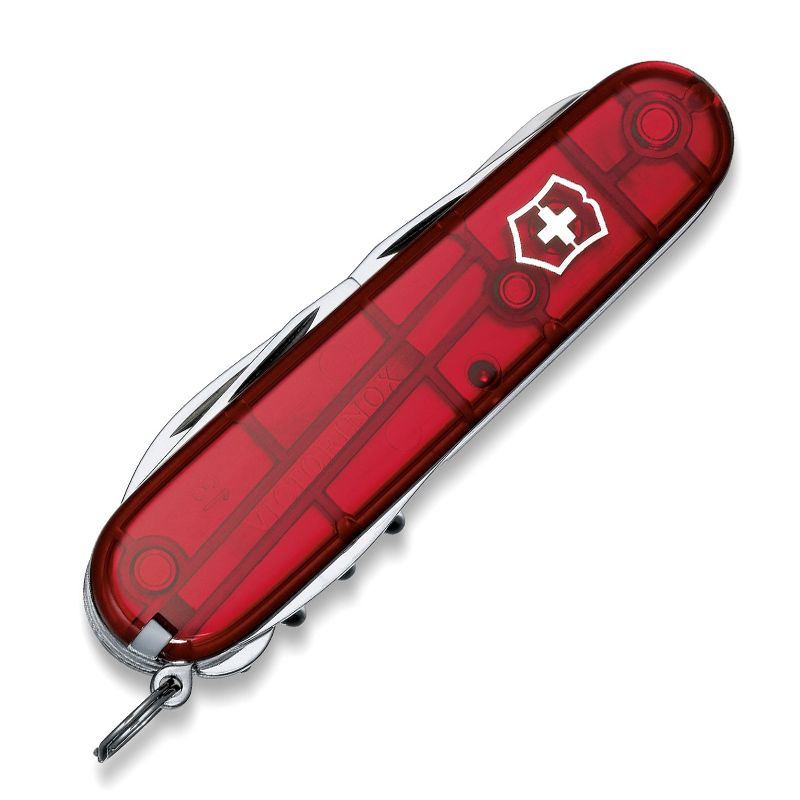 Canivete Victorinox Climber 14 funções vermelho translucido 9.1 cm 1.3703.T
