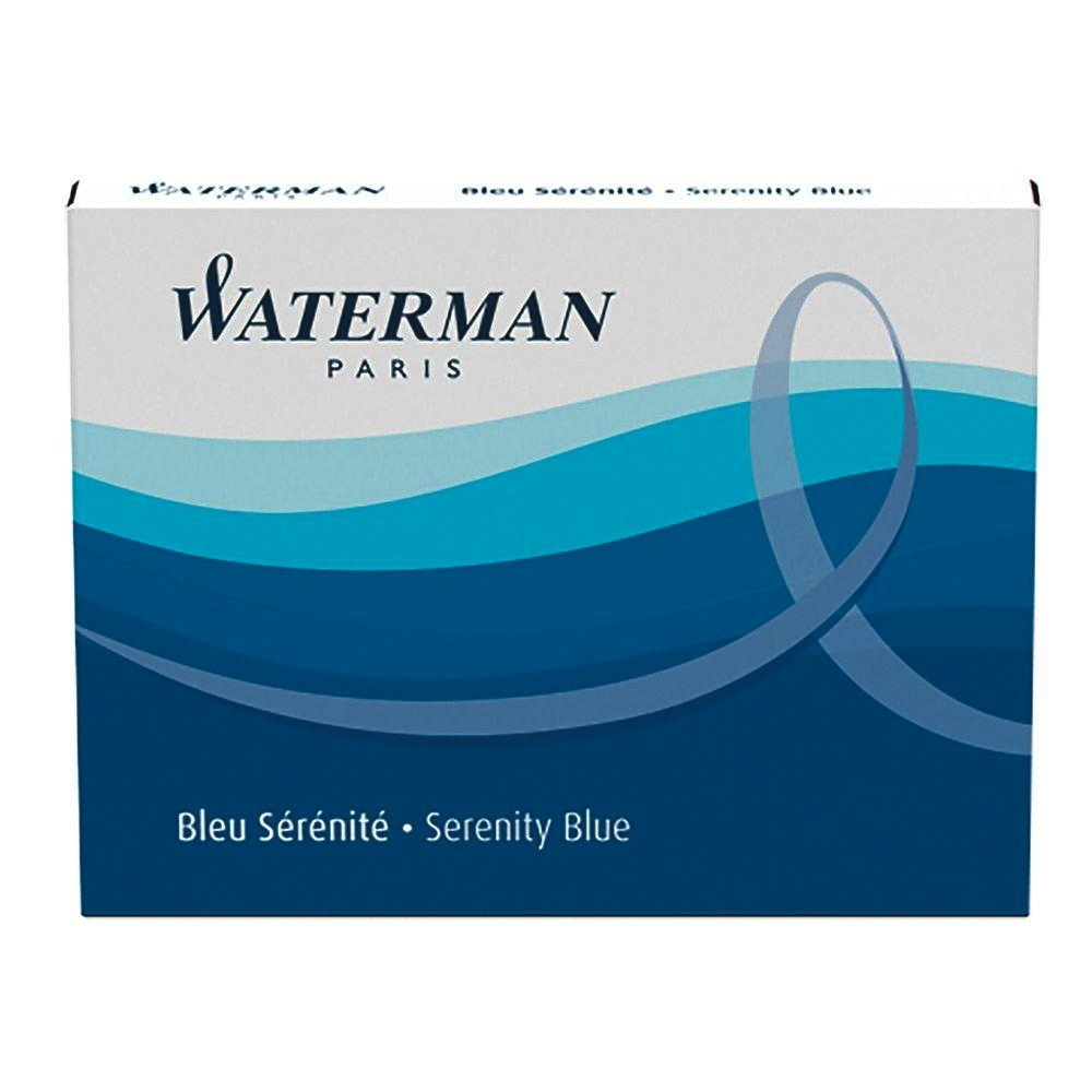 Cartucho Waterman Azul para caneta tinteiro 8 un S0110860