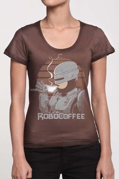 Camiseta RoboCoffee - Feminina - FastGames