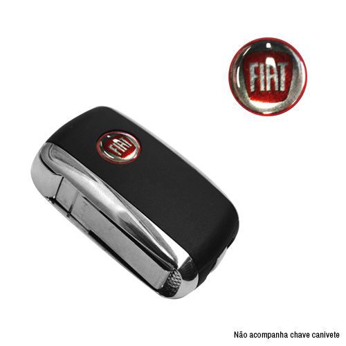 Adesivo Emblema Resinado Chave Canivete Fiat