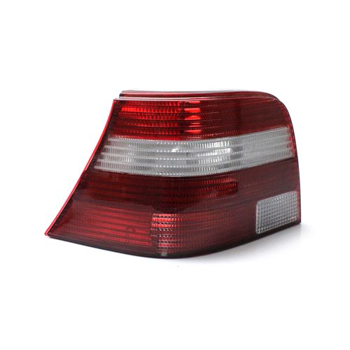 Lanterna Traseira Volkswagen Golf 98 99 00 01 02 03 04 05 06 Bicolor Com Seta Cristal (Lado Esquerdo - Motorista)