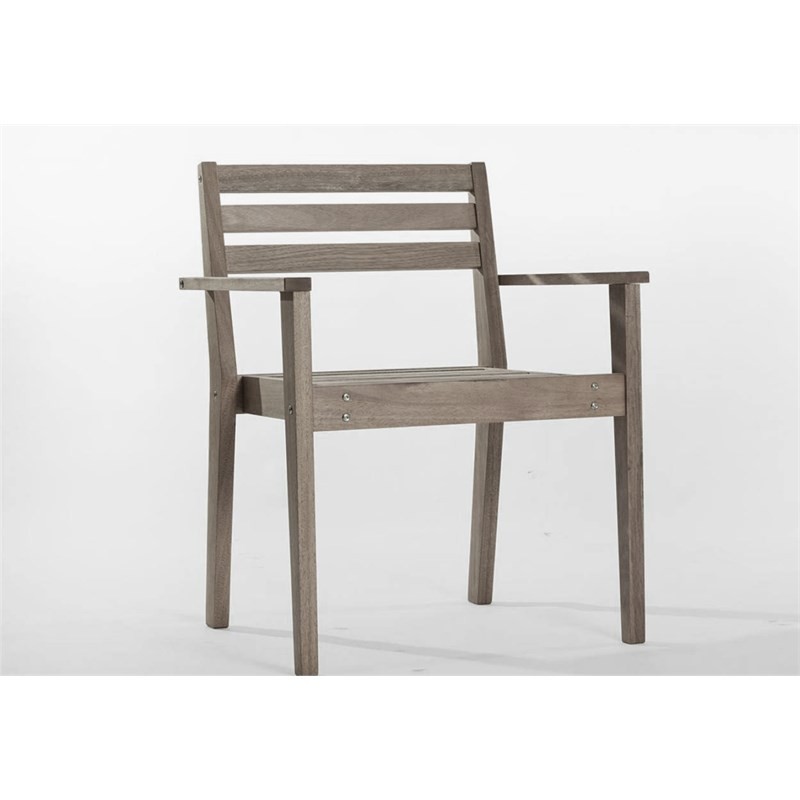 Cadeira com Braços Quarter Nogueira - Mão & Formão