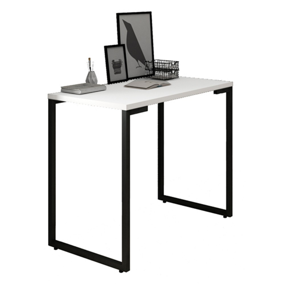 Mesa Para Computador Escrivaninha Porto 90cm Branco - Fit Mobel