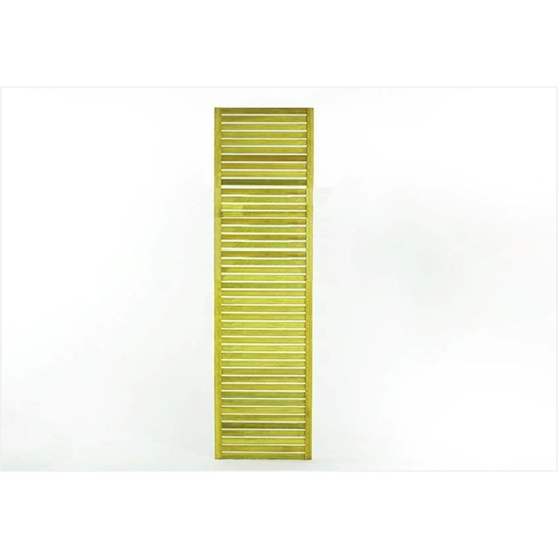 Painel Vertical Zen Estreito Stain Amarelo - Mão e Formão