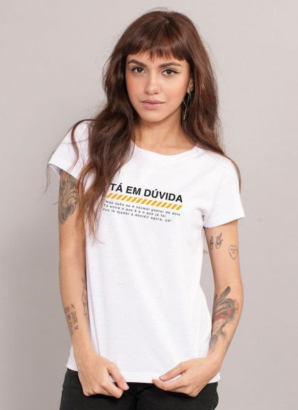 Camiseta Feminina Luan Santana Tá em Dúvida