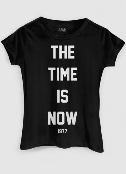 Camiseta Feminina Luan Santana The Time Is Now
