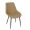 Cadeira Barundi Sem Braço Revestida em PU com Base Metal Preta - Várias Cores