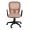 Cadeira de escritório AMITI secretária giratória base nylon preta assento em corino PU