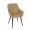 Cadeira Dubai com Braço Revestida em PU com Base em Metal - Várias Cores