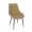 Cadeira Dubai sem Braço Revestida em PU com Base em Metal - Várias Cores