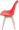 Cadeira Eames Leda em Polipropileno com Almofada e Base Madeira - Várias Cores
