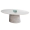 Mesa de Jantar Oval Cone Fibra com Tampo Coverglass 160x90cm