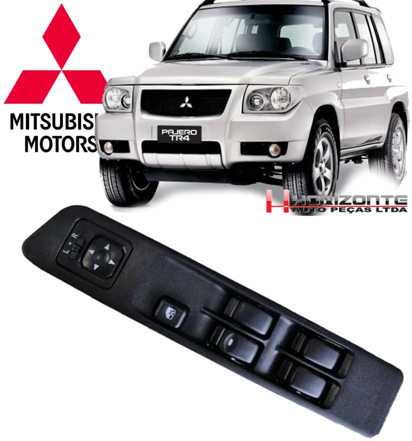 Botao Interruptor Vidro Eletrico Mitsubishi Tr4 Todos - Mr601856