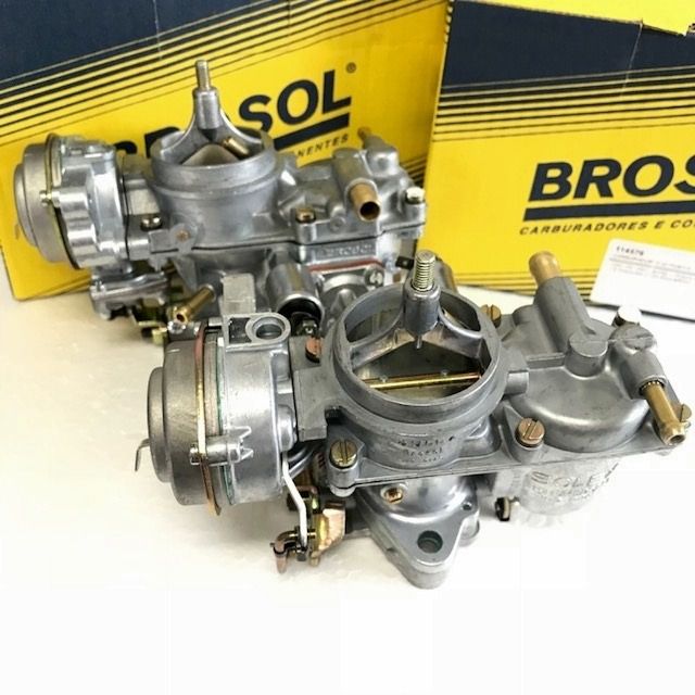 Carburador Fusca Brasilia Kombi 1600 à Gasolina Solex BROSOL - Par
