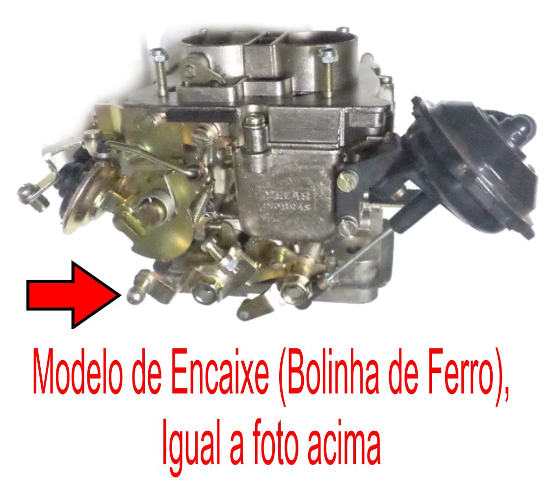 Carburador Uno Fiorino Prêmio Elba 1.5 Alcool Argentino Duplo Modelo Weber 460 C/ Sistema de aceleração Bolinha